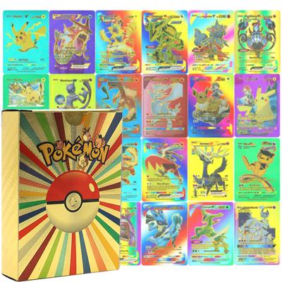 55 шт. карт покемонов VSTAR GX EX VMAX MEGA TAG TEAM Energy Trainer Charizard Pikachu Rare Collection Battle Card A38