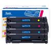 Gezhige 202A CF500A Высокопроизводительный набор из 4 цветных тонеров для серии HP M254/M281