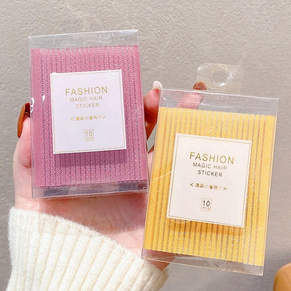 10 шт./набор Челка для волос Магическая липучка Аксессуары для волос Заколка-лента для волос Новая челка Липкая