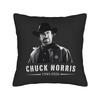 Remember Chuck Norris Throw Pillow Cover Polyester Decorative Pillow   Creative Pillowcase
