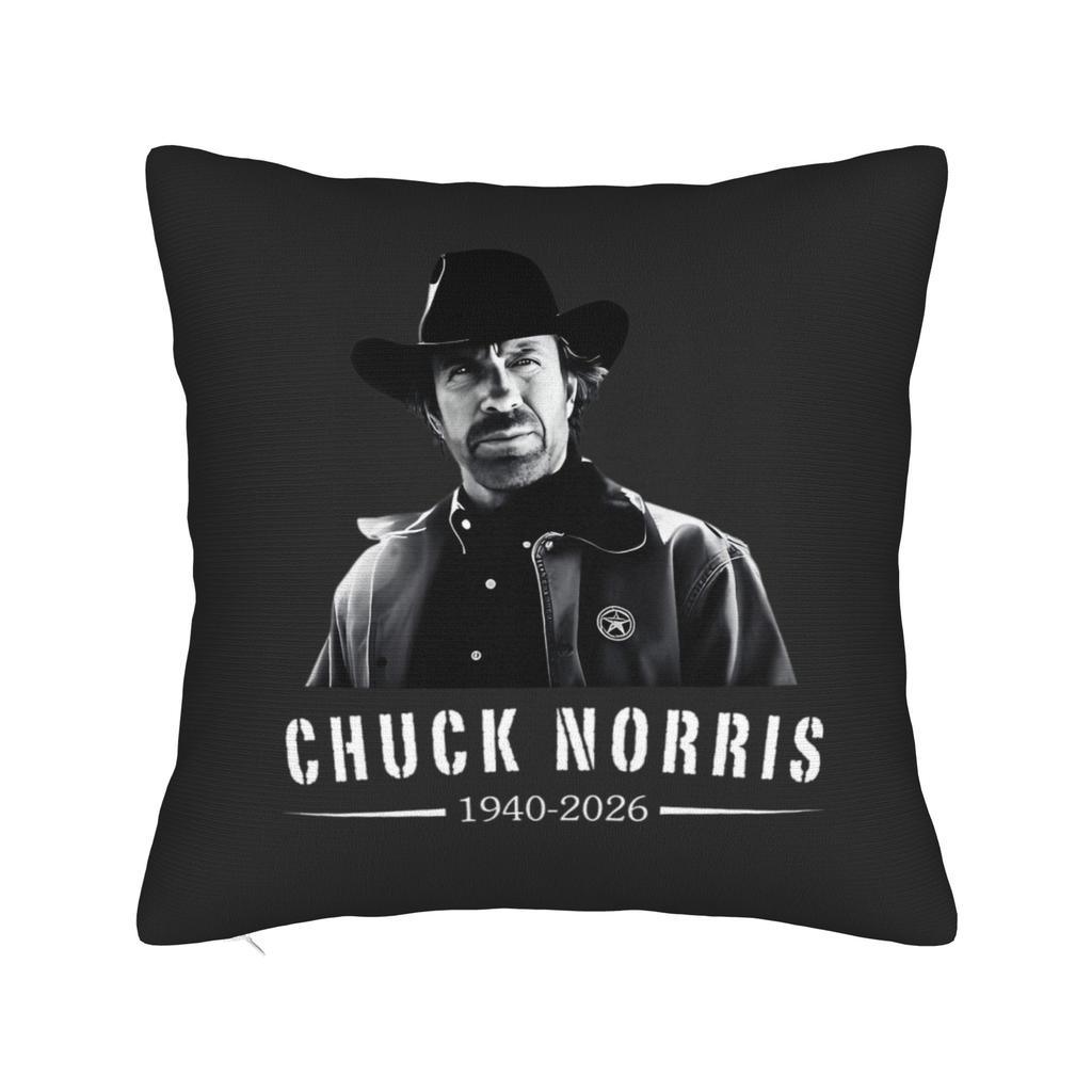 Remember Chuck Norris Throw Pillow Cover Polyester Decorative Pillow Creative Pillowcase