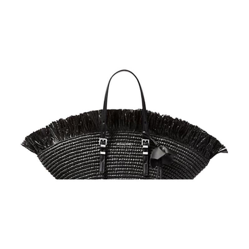 MICHAEL KORS Isa front branding polypropylene handbag small women's black