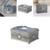 Decorative Square Jewelry Organizer Box For Rings Earrings Necklaces Wedding Gifts