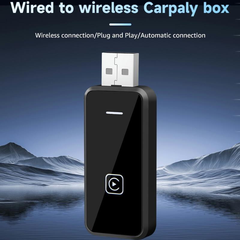 2 в 1 НОВЫЙ беспроводной CarPlay Android Auto беспроводной адаптер Smart Mini AI Box Plug And Play WiFi быстрое подключение универсальный для Nissan