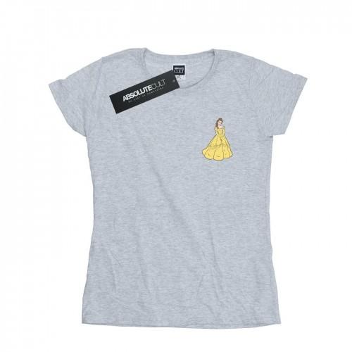 Disney Princess Womens/Ladies Belle Chest Cotton T-Shirt
