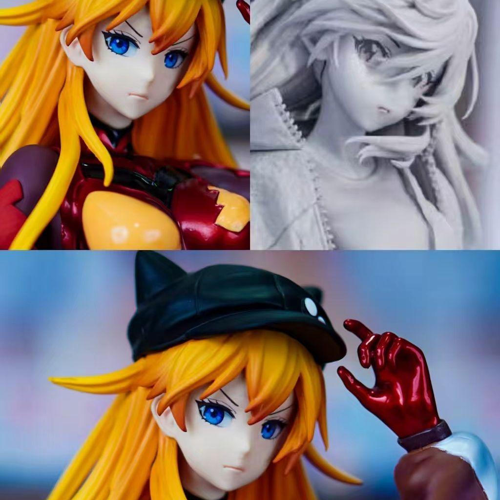 Baseball jacket Asuka Evangelion Can be Move Favorites PVC sexy Two-dimensional 10.23Inch/26cm figures anime table top Toys Gift