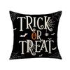 Halloween Festive Linen Series Multiple Pillowcases Simple Holiday Printed Cushion Cover Sofa Pillowcase