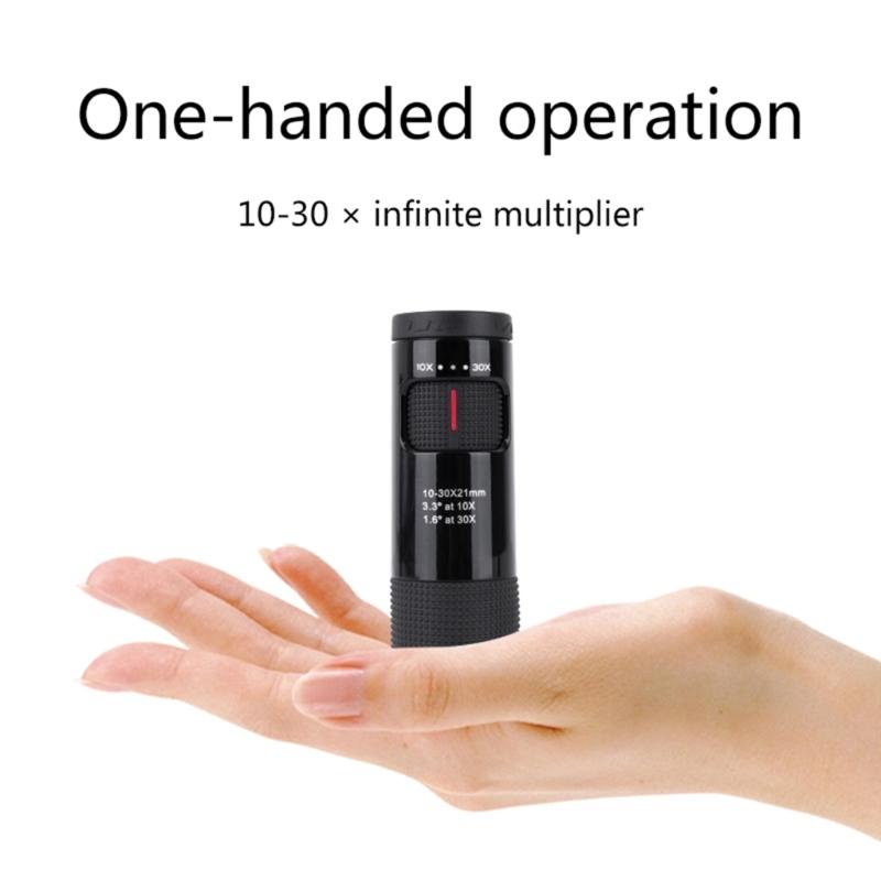 Наблюдение за дикой природой в природных заповедниках Телескоп 10-30X21 Монокуляр с зумом