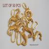Лот из 50 шт. античный винтажный латунный брелок в виде рыбы морской морской брелок для ключей