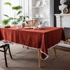 Decorative tablecloth, solid color tablecloth, tablecloth with pompom tassels, long tablecloth for kitchen restaurant, party, festival - 1 piece