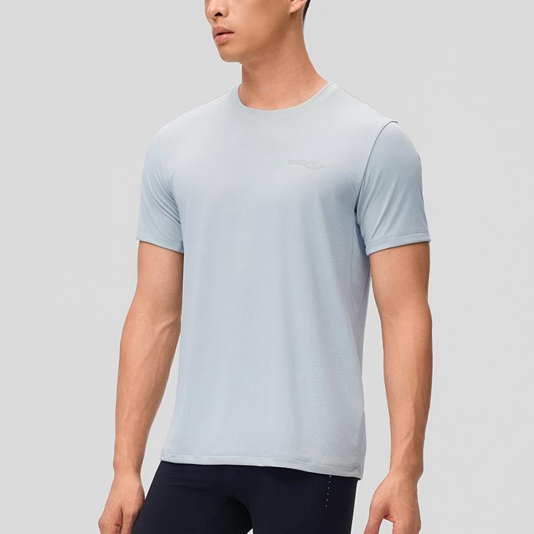 Saucony T Shirt Unisex Light Gray Green SC2249105A-GR15
