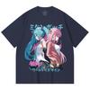 230 Gsm 100% Cotton Bocchi The Rock V3 Miku x Bocchi Print Unisex Heavy Cotton T Shirt
