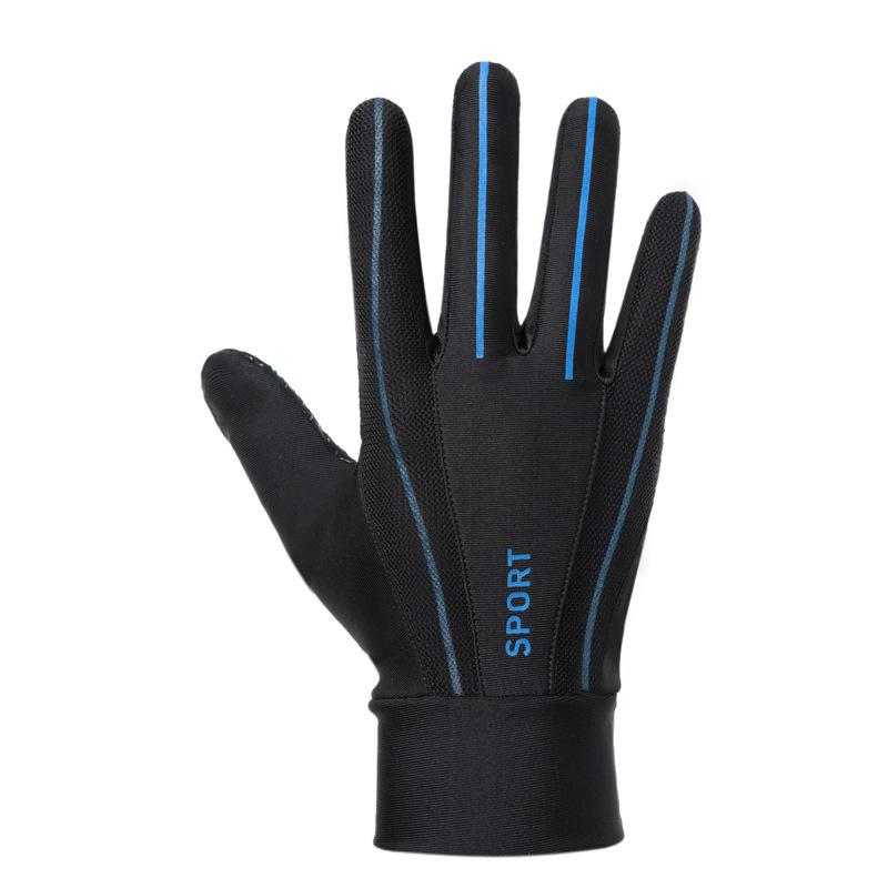 Thin Fishing Gloves, UV Protection Touchscreen Breathable Anti-Slip Outdoor Climbing Hiking Full-Finger Gloves