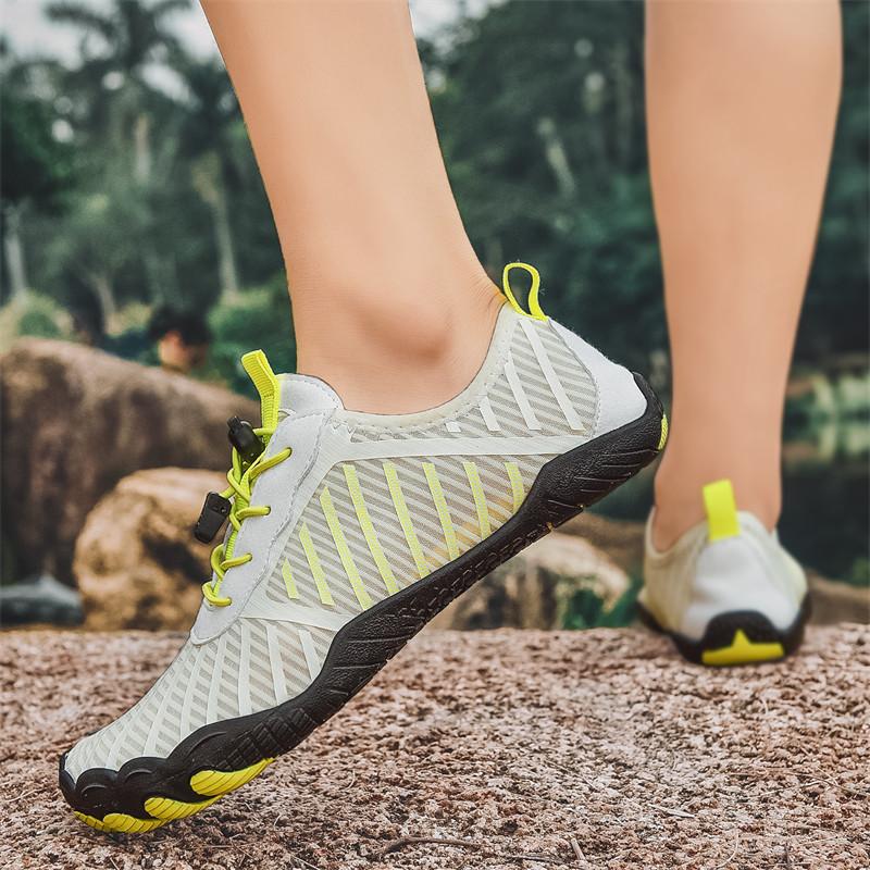 Модная мужская обувь для босых ног, мягкая пляжная обувь, быстросохнущие походные спортивные сандалии, легкая удобная обувь для отдыха на природе для пары 36-47