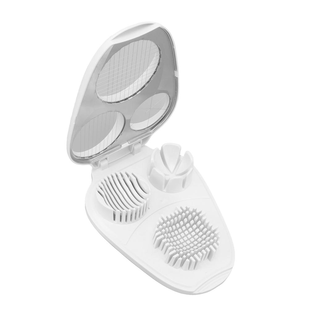 Яйцерезка 3 режима нарезки, резак для сваренных вкрутую яиц, кухонный резак для украшения, салата, сэндвича