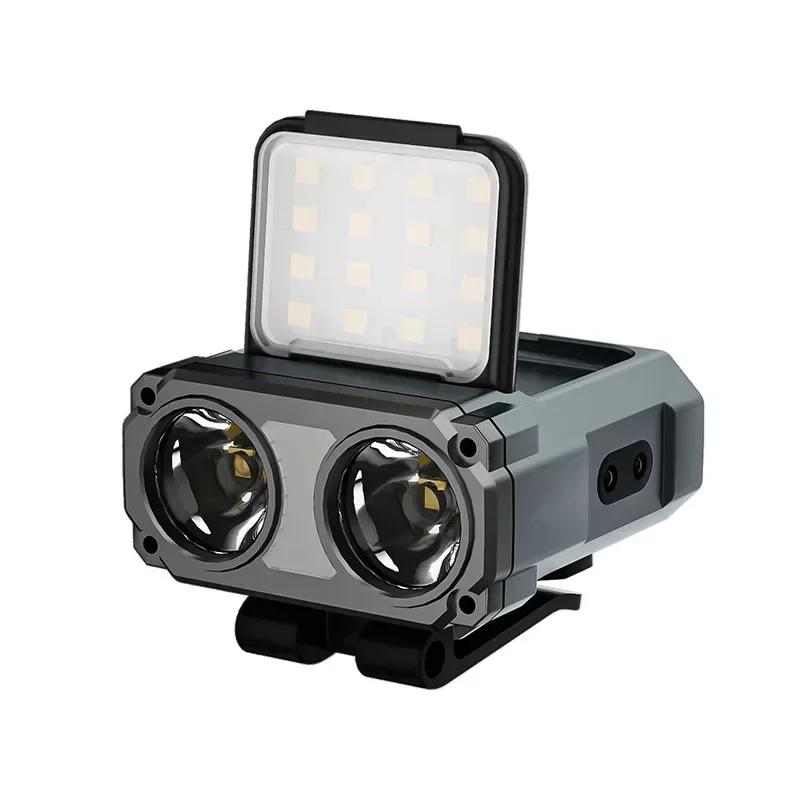 Super Bright LED Flashlights SMD Emergency Floodlight Torch with Portable Pen Clip Headlight 6 Modes Induction Headlamps