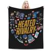 Heat Hockey Heated Hivally Blanket Quality Comfortable  Throw Blanket Winter Travel Couch Bed Pattern Bedspread