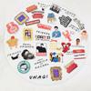 Яркие Водонепроницаемые Наклейки Наклейки Набор для Скрапбукинга и Ноутбуков