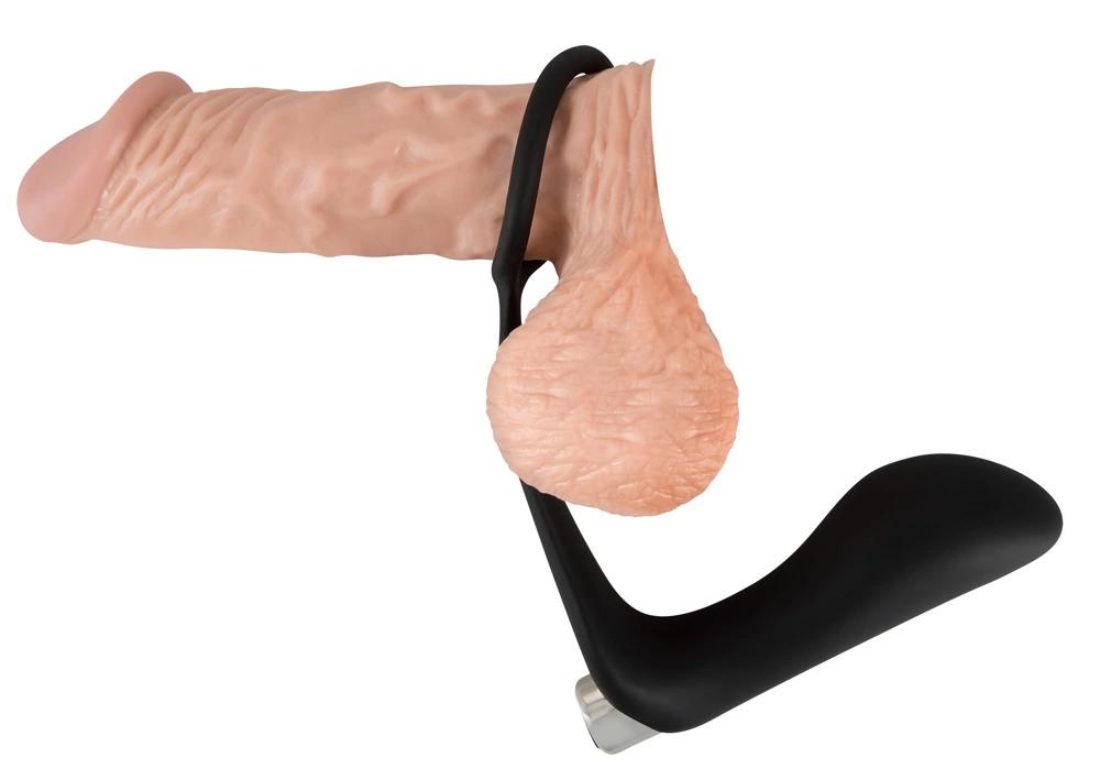 Black Velvets - Black Vibrating Butt Plug Cock Ring