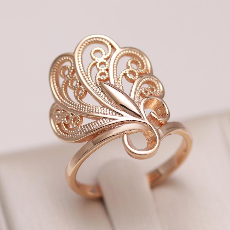 Роскошные большие кольца с геометрической текстурой для женщин, модные золотые вечерние повседневные украшения