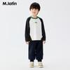 M.Latin Kids' Color-Block Thermal Long-Sleeve T-Shirt