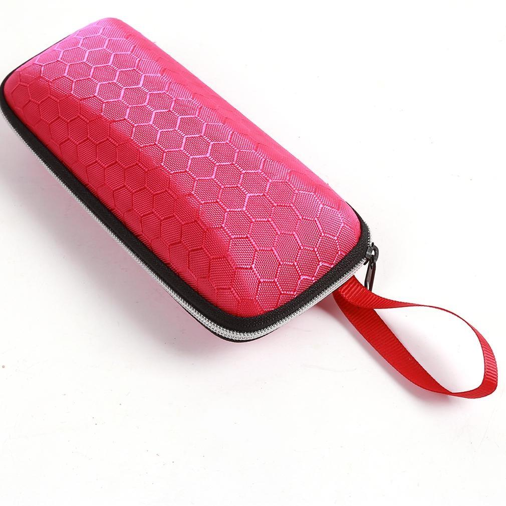 Красочный чехол для солнцезащитных очков для женщин, коробка для очков с ремешком на молнии, футляры для очков для мужчин