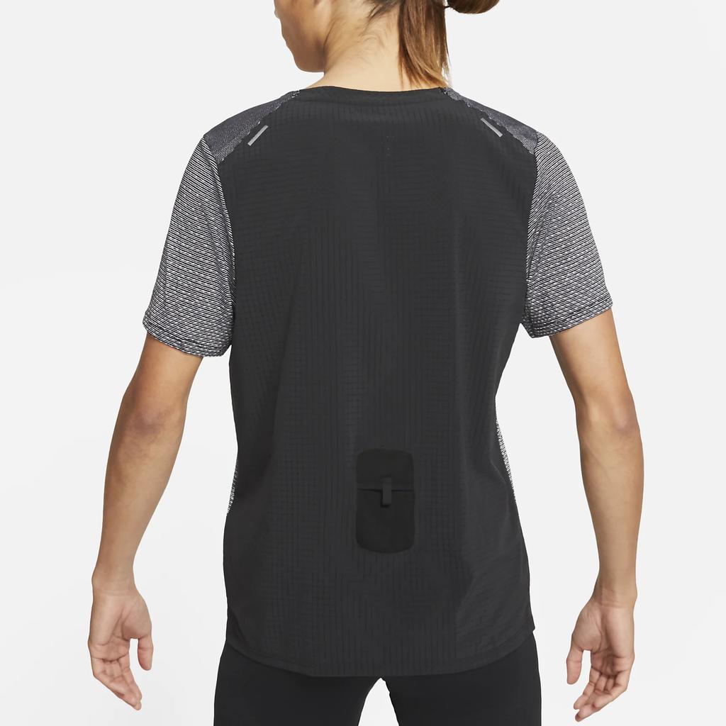 Nike Pinnacle Run Division Повседневная спортивная футболка для бега с короткими рукавами Мужские топы Серый DA0427-010