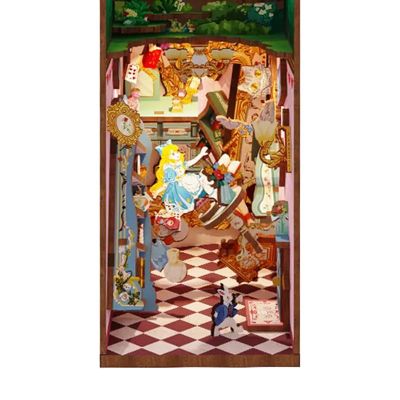 Miniature Book Nook House - Alice in Wonderland