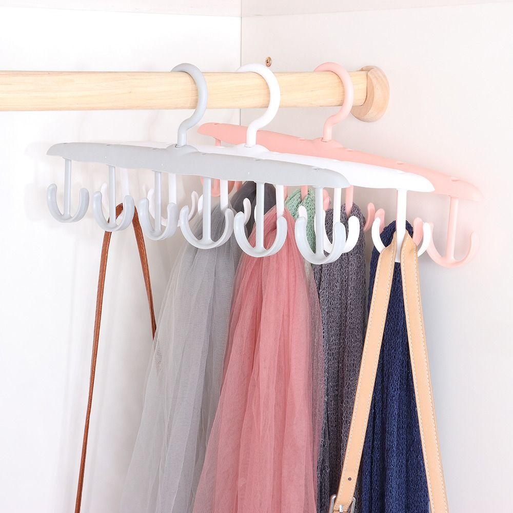 Вращающаяся на 360 градусов вешалка для одежды, вешалка для маек, органайзер для галстуков и бюстгальтеров, артефакт, крючок для одежды