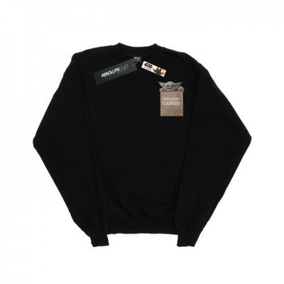 Женская/женская толстовка с искусственным карманом The Mandalorian Precious Cargo