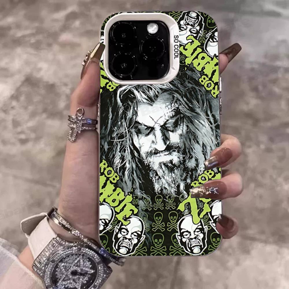 Чехол для телефона R-Rob Singer Z-Zombie Heavy Metal Band Для IPhone 17 16 Plus Pro Max 15 14 13 12 11 Матовый Цветной