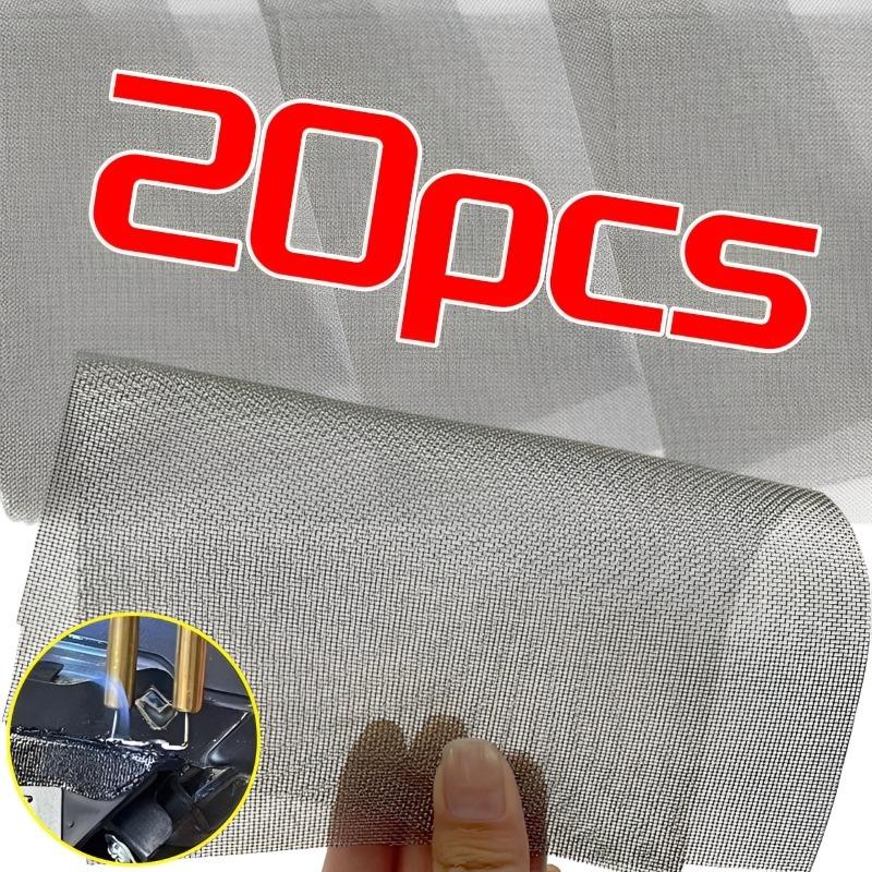 20/1pcs Stainless Steel Repair Mesh Car Bumper Plastic Crack Patches Trimmable Welding Wire Mesh for Car Repair Welding Machine