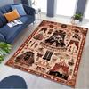 Vintage Circus Lolita Girl Non-Slip Area Rug, Floor Carpet for Bedroom Living Room