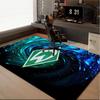 1PC rug Green And White Werder Carpet, Chair Rug,Area Rug for Office Bedroom living rooms bedroom, Doormat decor Christmas fan gifts