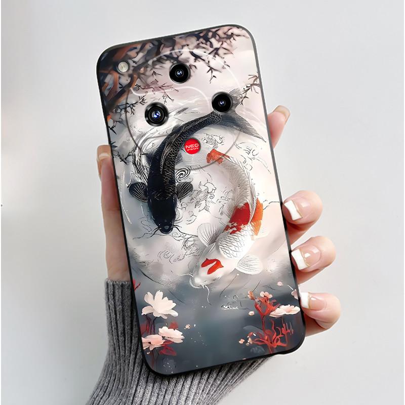 Beautiful Bumper Black Case For ZTE Nubia Focus 2 5G Z2462N Case Unique Design Printed Protective Shockproof Soft Cover