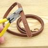 Leather Hole Punch Pliers, Watch Band Strap Adjuster Tool, Belt Hole Puncher, Mini 5 Inch DIY Leather Craft Repair Tool Kit