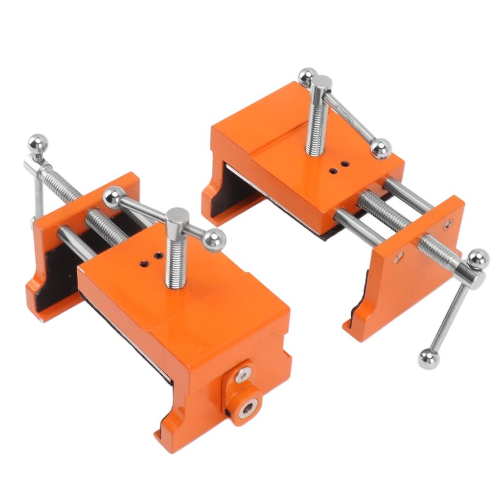 2pcs Cabinet Claw Aluminum Alloy Cabinet Claw Clamps for Installing Cabinetry Face Frame Orange