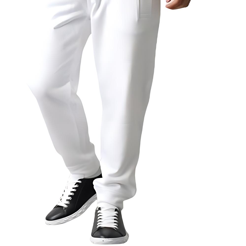 EMPORIO ARMANI Knitted Sweatpants Men's White 8N1PS9-1JRIZ-0100