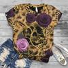 2021 New Pattern Women Tshirt Ladies Short-sleeved Top T Shirt Cute Butterfly 3D Printing Tee Plus Size