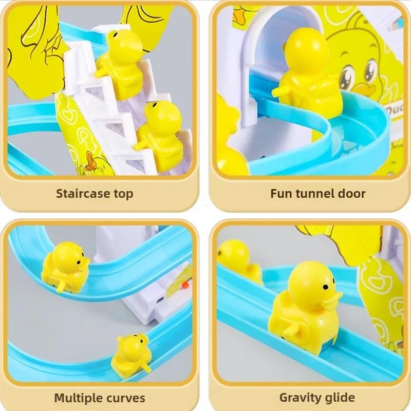 Children's Ducklings Climb Stairs Cute Ducks Climb Stairs Baby Electric Singing Toys Duck Slides