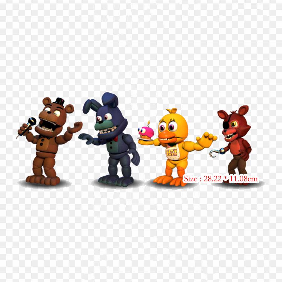 FNaF World Five Nights At Freddy's Sister Location Iron-on Transfers For Clothing Tshirt Bag Heat Transfer Stickers Iron On Patches