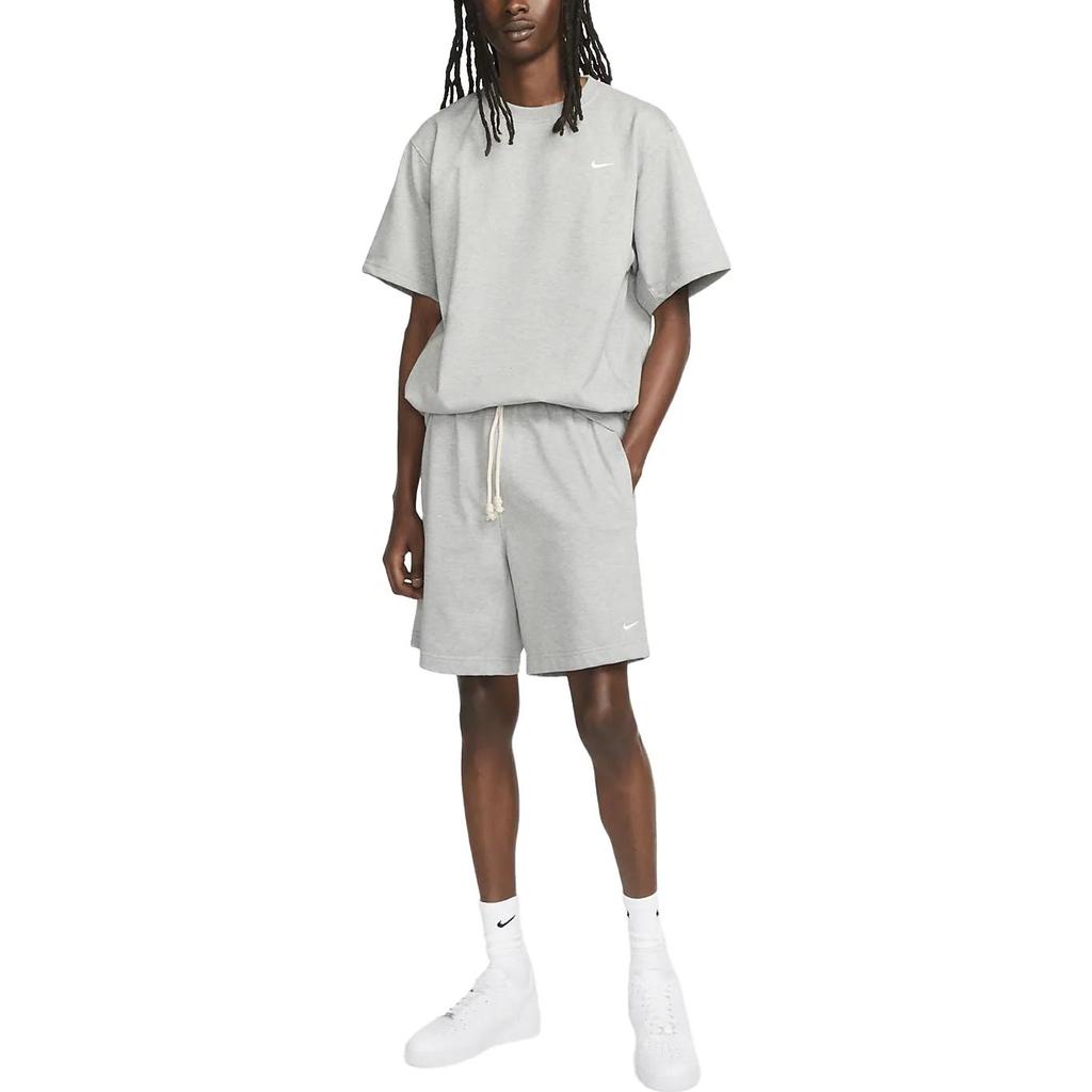 Nike Dri-FIT Standard Issue, пуловер с логотипом и круглым вырезом, футболка с короткими рукавами, мужские топы, темно-серый DX0328-063