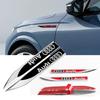 Car Side Fender Knife Stickers Emblem Badge Decals Trim Styling Logo For F2 Sline Q2 Q3 Q5 Q7 A1 A3 A5 A7 RS5 Quattro C5 C6 C7