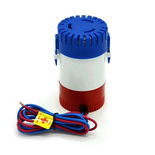 Электрический трюмный насос 12 В/24 В, 1100 галлонов в час, морской погружной насос для яхты