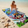 1pc Superhero Adventure Microfiber Beach Towels Quick Dry Towel Sand Beach Towels Pool for Travel Swim Pool. S072101185