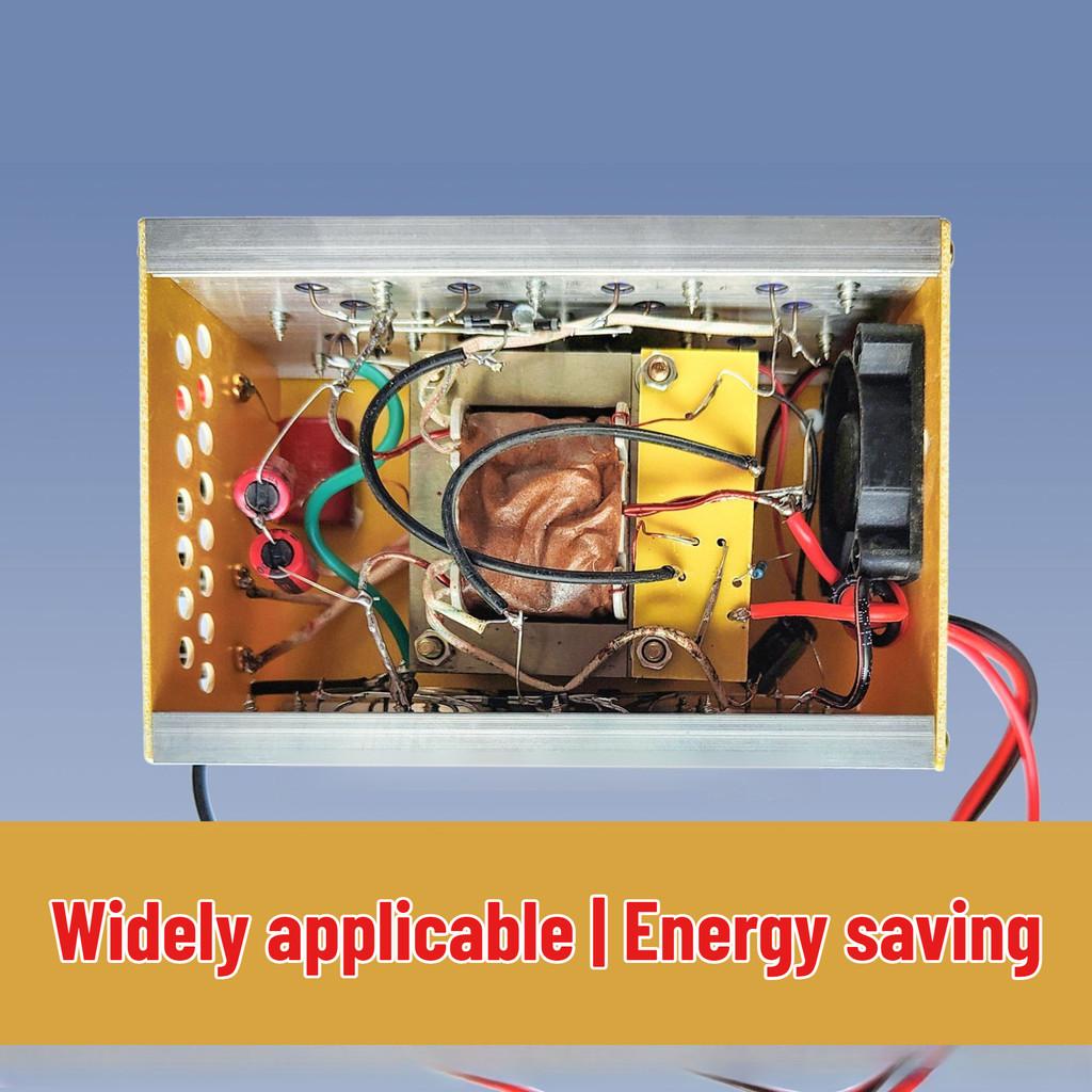 Высокомощный низкочастотный инверторный блок Энергосберегающий преобразователь 12 В литиевой батареи Портативный электронный бустер