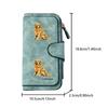 Unique Stay Golden Golden Retriever Men's Large Capacity Wallet with Business Card Slot and Cash Pocket, Suitable for Formal Occasions and Office