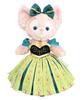 Teddy Bear Mail Order Alice Linabelle Dress-Up Costume from Frozen Anna Coronation In the Frozen Kingdom (No Body) for Small Size (Linabelle)
