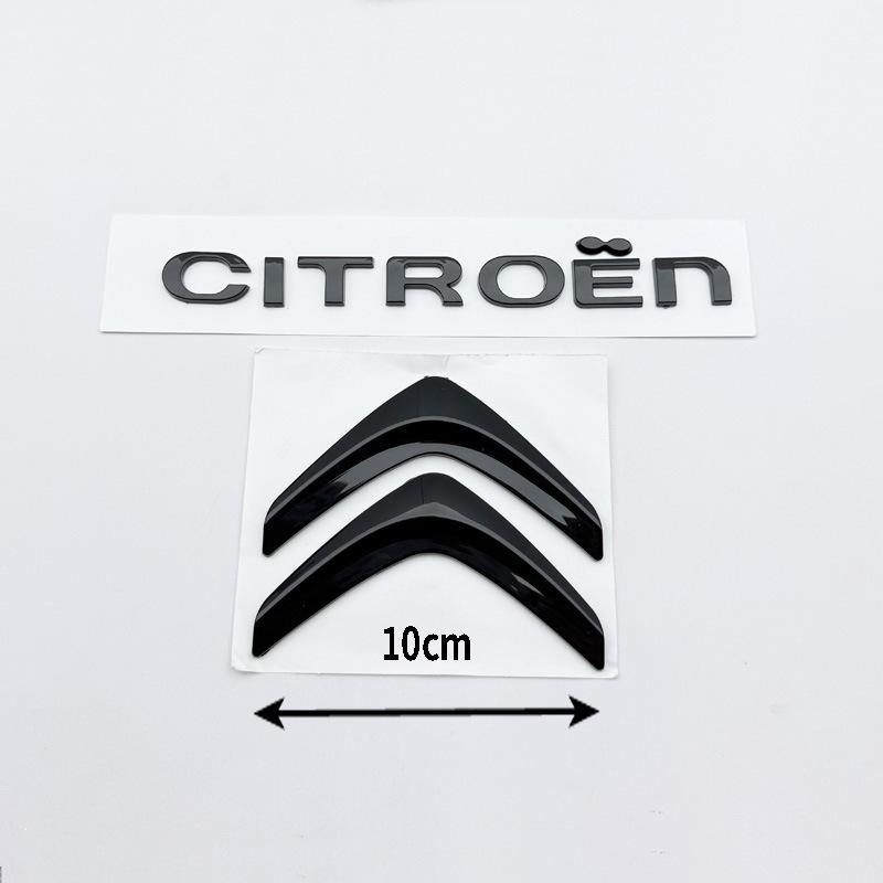 Наклейка с английской буквой на задний логотип Citroen C4 C5 DS5 LS DS6