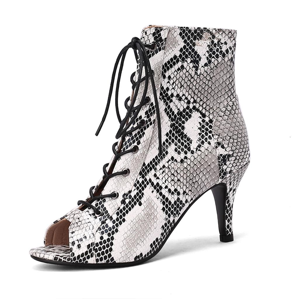 Элегантные женские вечерние ботильоны, сексуальные женские туфли на шпильке для латинских танцев, женские ботинки на высоком каблуке для латинских танцев, качественная обувь для бальных танцев